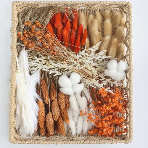 DIY Orange Dried Flower Set for Wreaths and Decor
