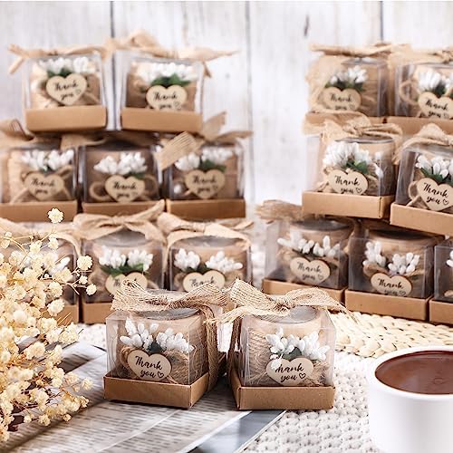 Retisee Wood Candle Holders 16 Sets Wedding Favors