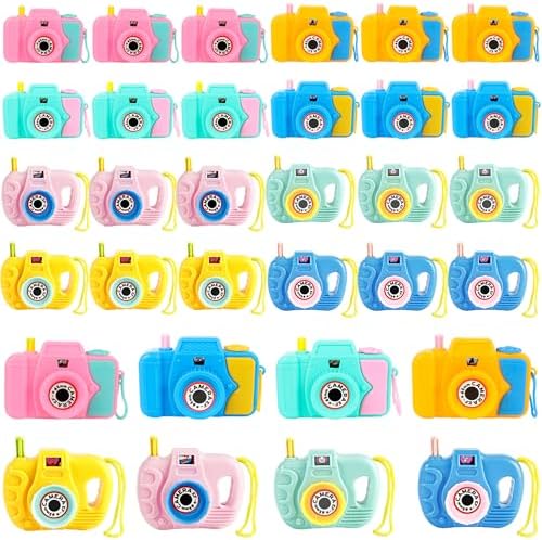 Hoarost 32 Pcs Mini Toy Camera Bulk Set for Kids