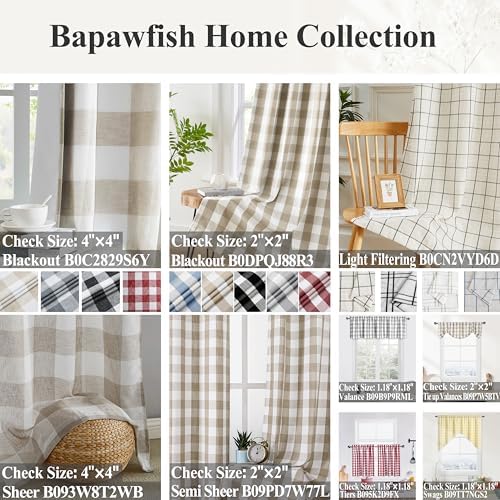 Red Buffalo Plaid Check Curtain Panels 40x84