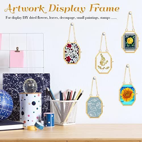 Marsui 6-Pack Double Glass Frame for Pressed Flowers