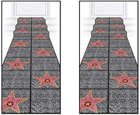 Beistle VIP Star Aisle Runners for Awards Night Decor