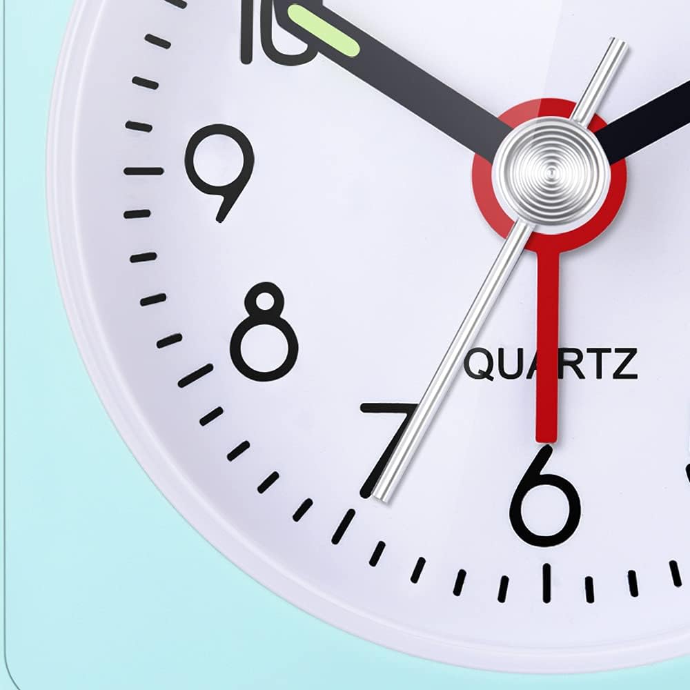 Travel Analog Alarm Clock - Ultra Small Silent Design