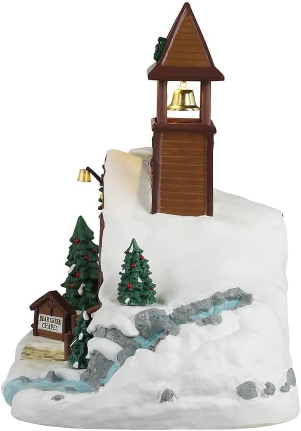 Lemax Bear Creek Chapel Lighted Building