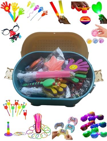 Moon Waves Party Favors Toys with Storage Case 66 PCS Bundle