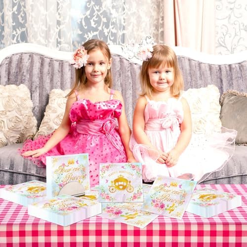 Four Ever A Princess Birthday Napkins Set 48pcs