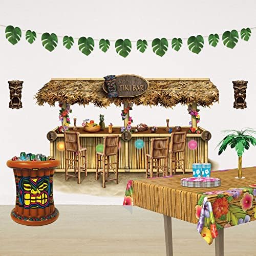 Beistle 2 Piece Inflatable Tiki Coolers Hawaiian Theme