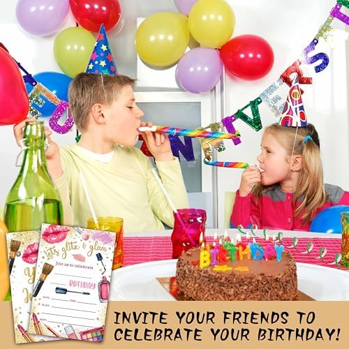 Valucise Spa Makeup Birthday Invitations For Girls