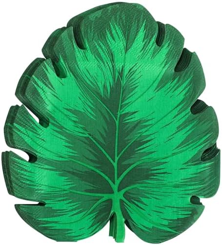 PHOGARY Tropical Palm Leaf Napkins 40-Count