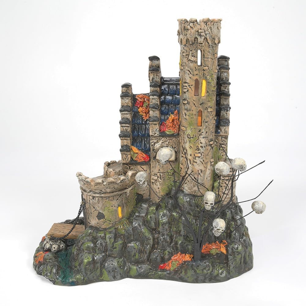 Department 56 Halloween Castle Calvaria Lit Building