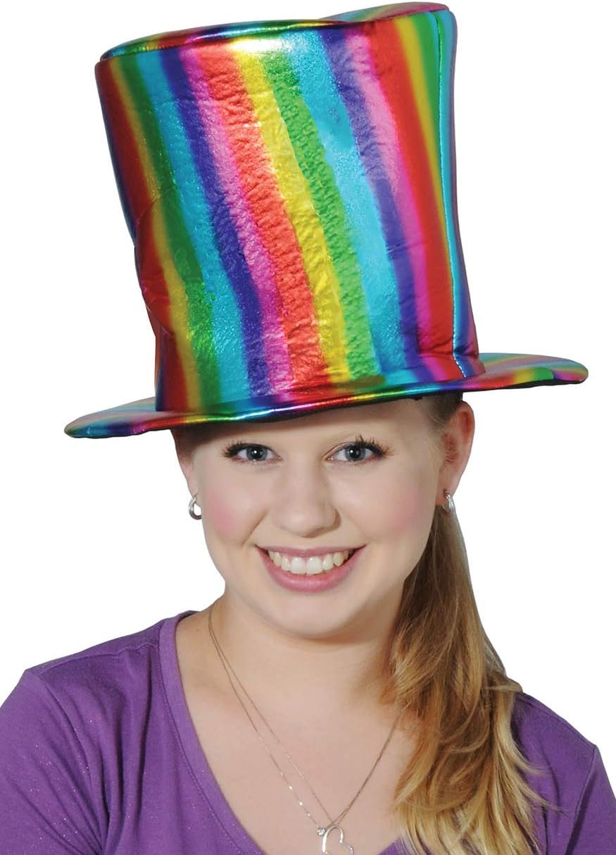 Beistle Fabric Rainbow Hat for Parties