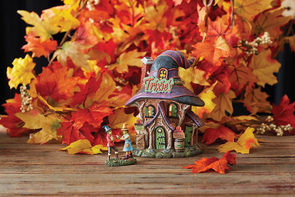Department 56 Halloween Lit Building 795 Inch Multicolor