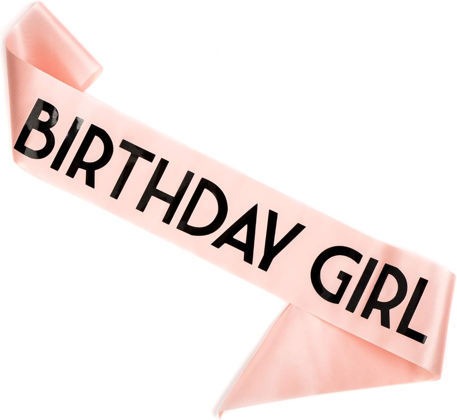 Birthday Girl Sash with Black Foil - Rose Gold Sash for Women