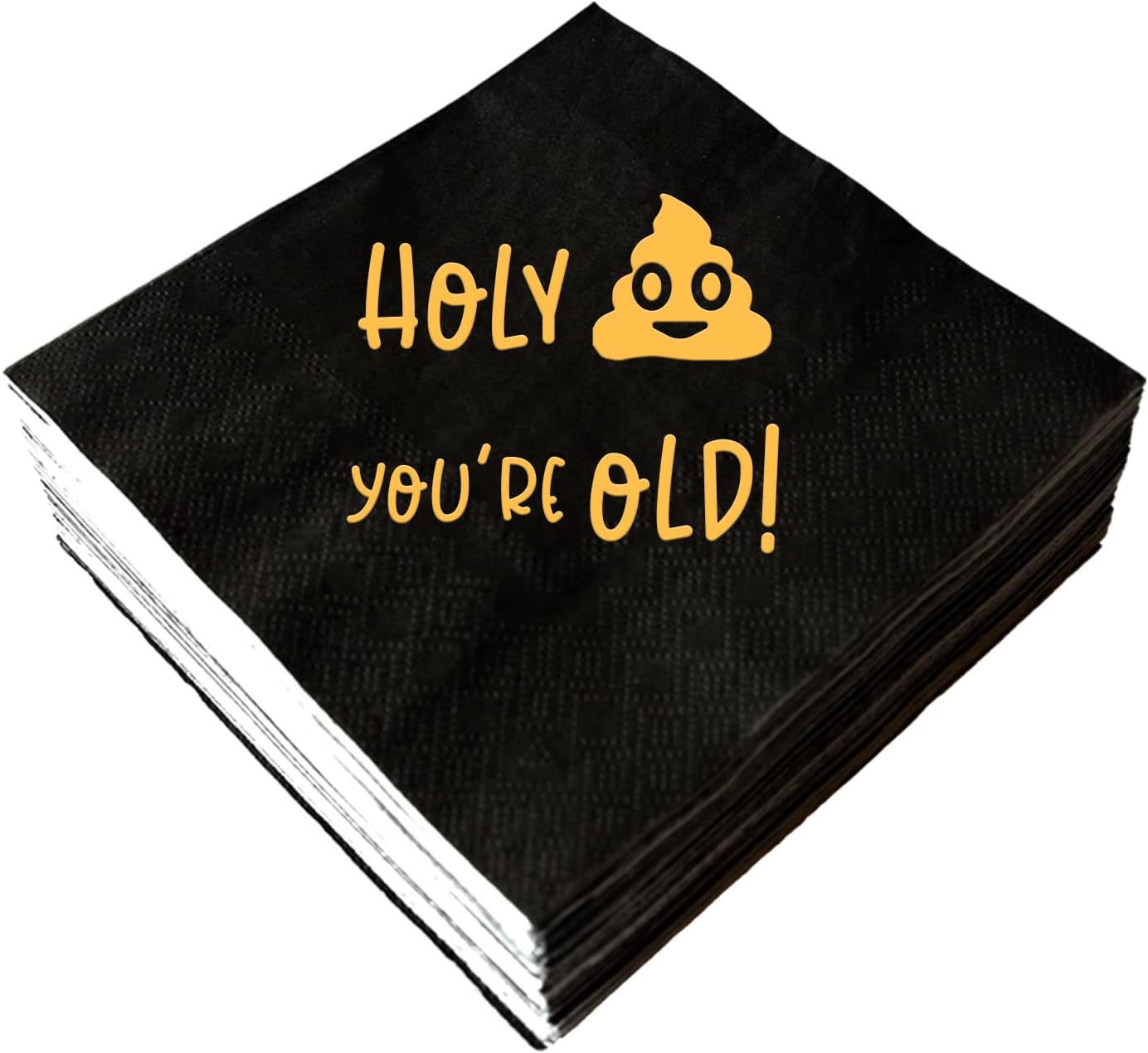SWEETTALA Holy Youre Old Funny Birthday Napkins 50 Pack