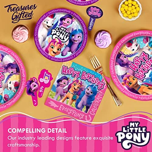 Treasures Gifted My Little Pony Dessert Plates 16ct - 7in