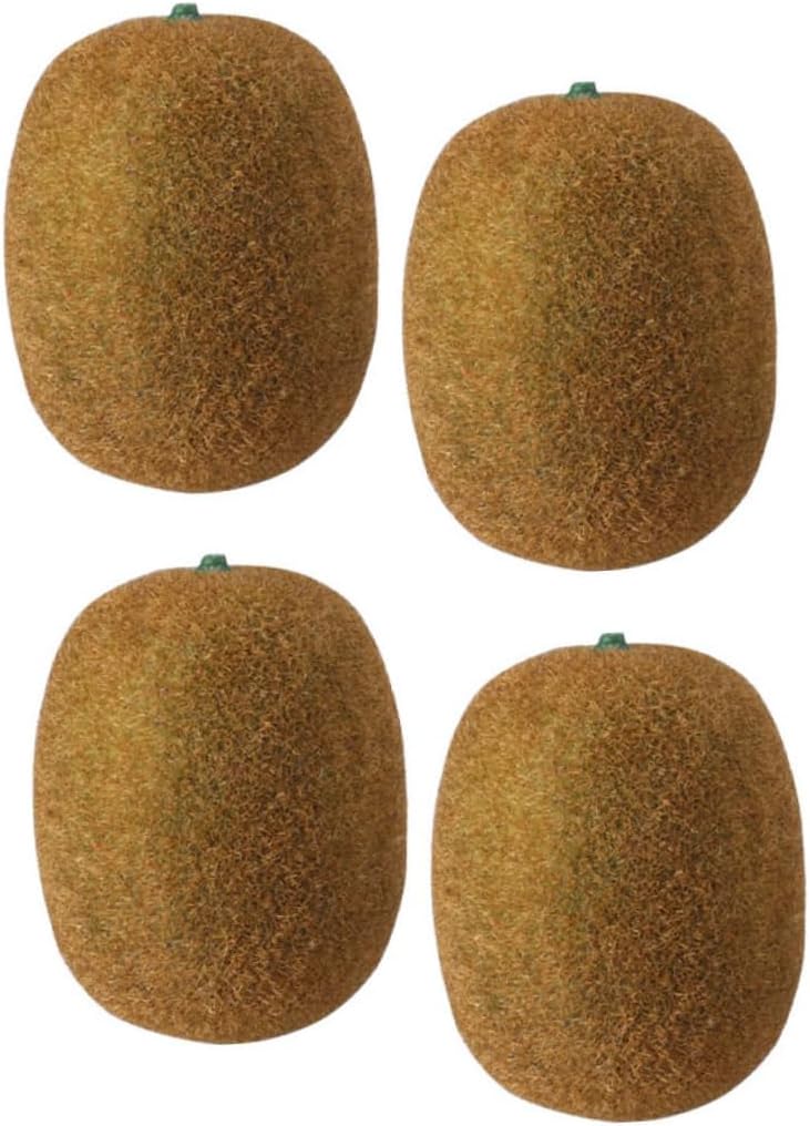 Zerodeko 4Pcs Plastic Fake Kiwi Fruit Decor