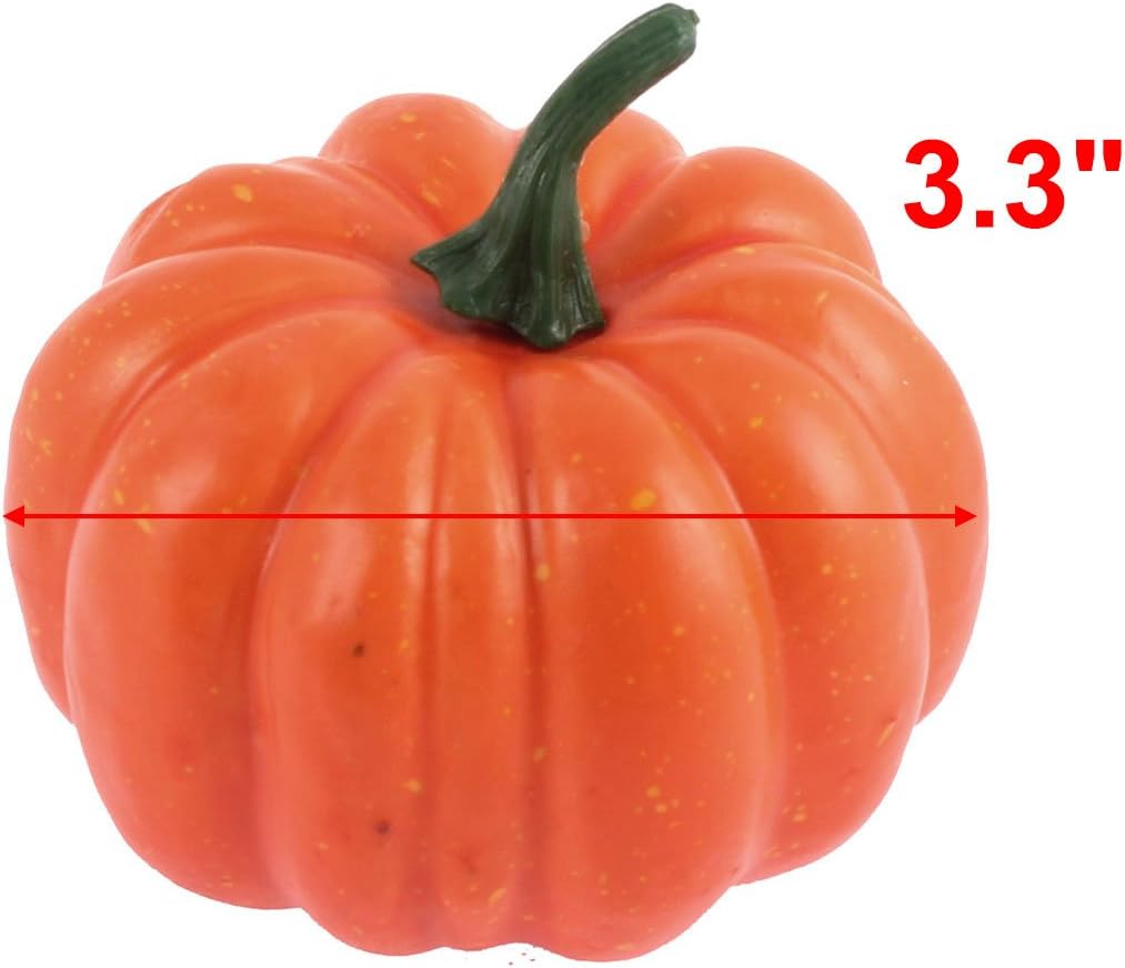 Uxcell Halloween Christmas Artificial Foam Pumpkin Decor