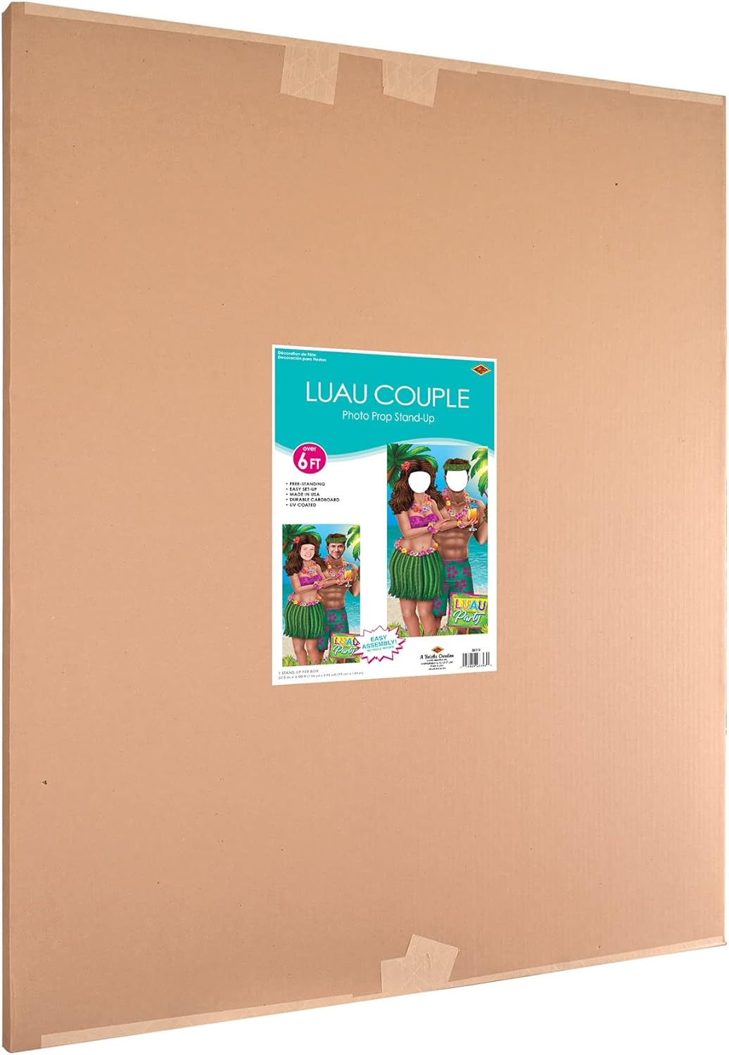 Beistle Life-Size Tropical Couples Photo Booth Prop