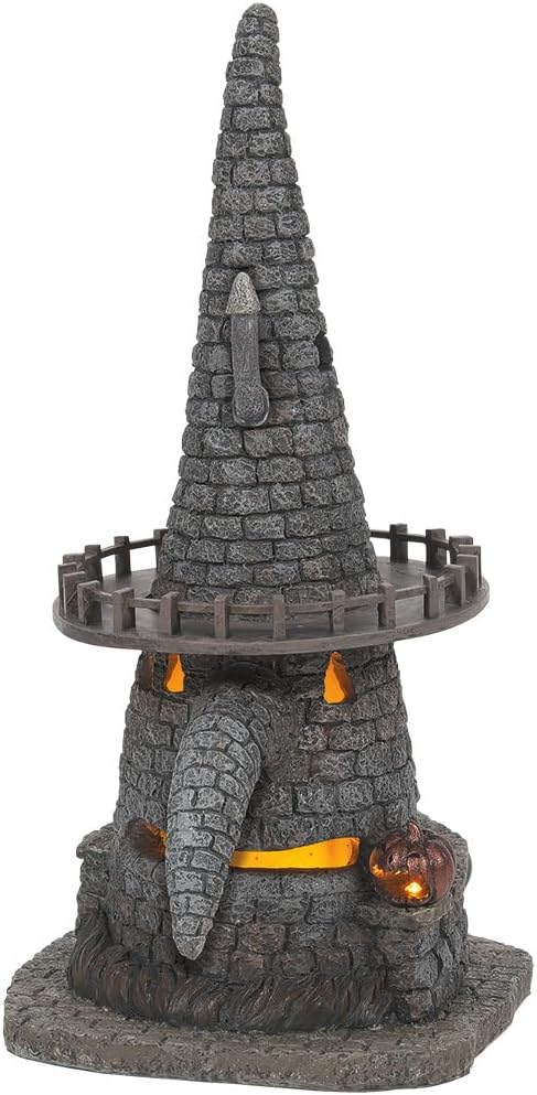 Department 56 Nightmare Before Christmas Witch Tower Light Building