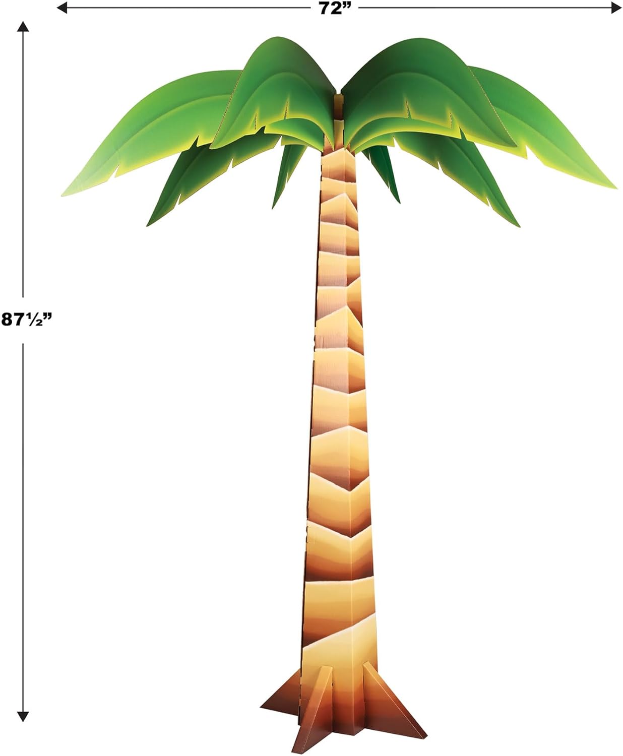 Beistle 73 x 6 3D Cardboard Palm Tree Prop