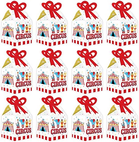 Big Dot of Happiness Carnival Bow Boxes Set of 12