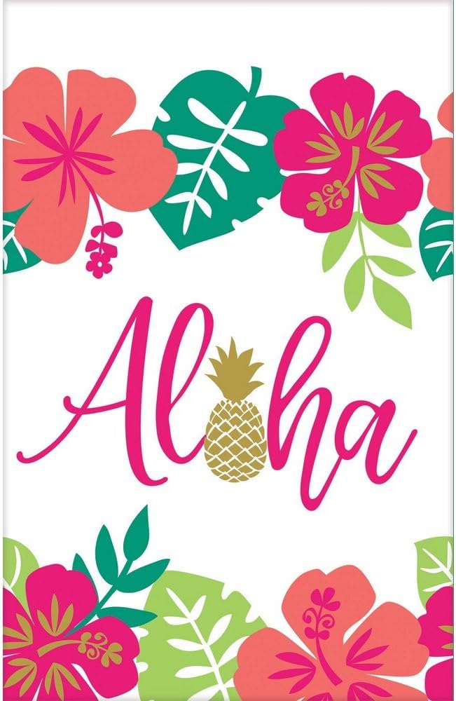 Amscan Aloha Party Table Cover 54x102
