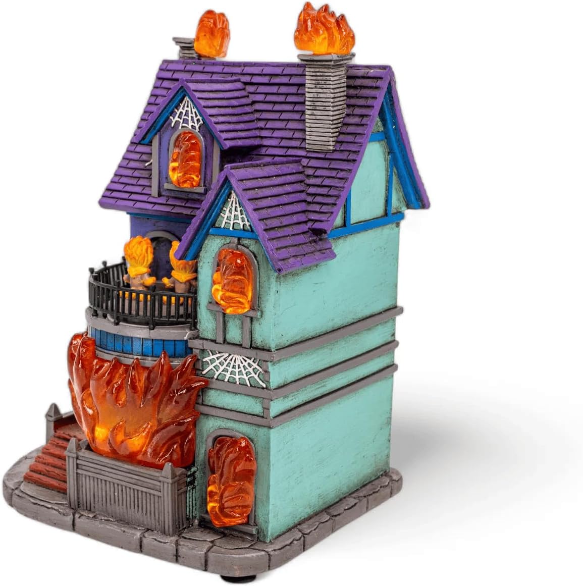 Fire Demon Frenzy Animated Halloween Village LED Lights