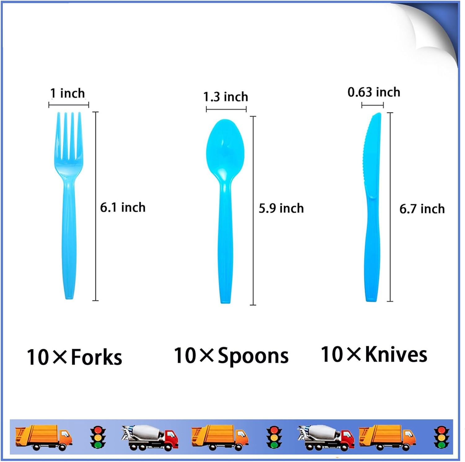 91 Pcs Transportation Party Decorations Plates Cups Napkins