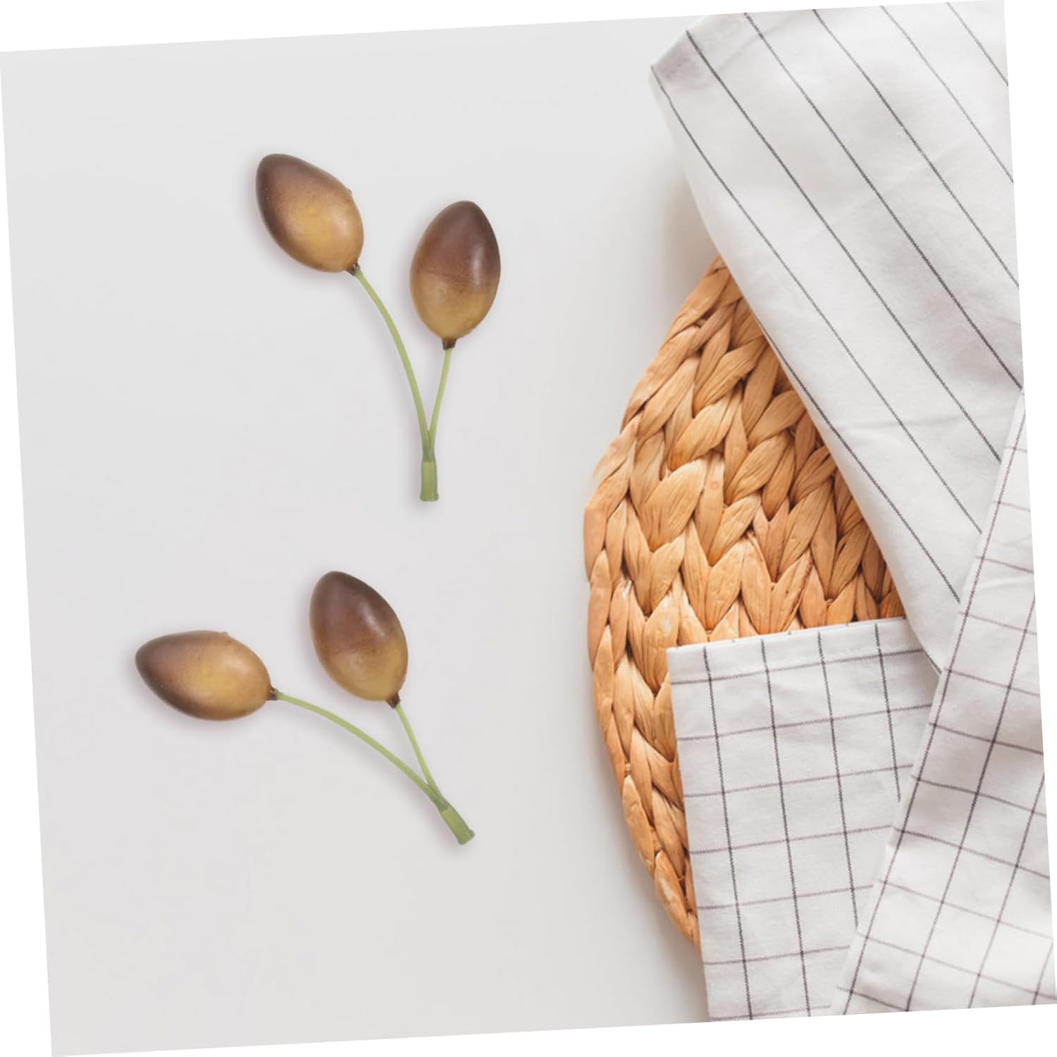 Zerodeko 10pcs Lifelike Olive Artificial Decorations