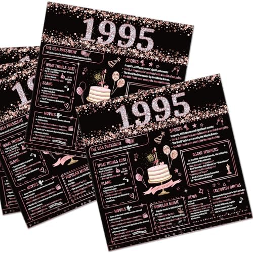 30th Birthday Napkins Set - 50 Pcs Black Rose Gold Design