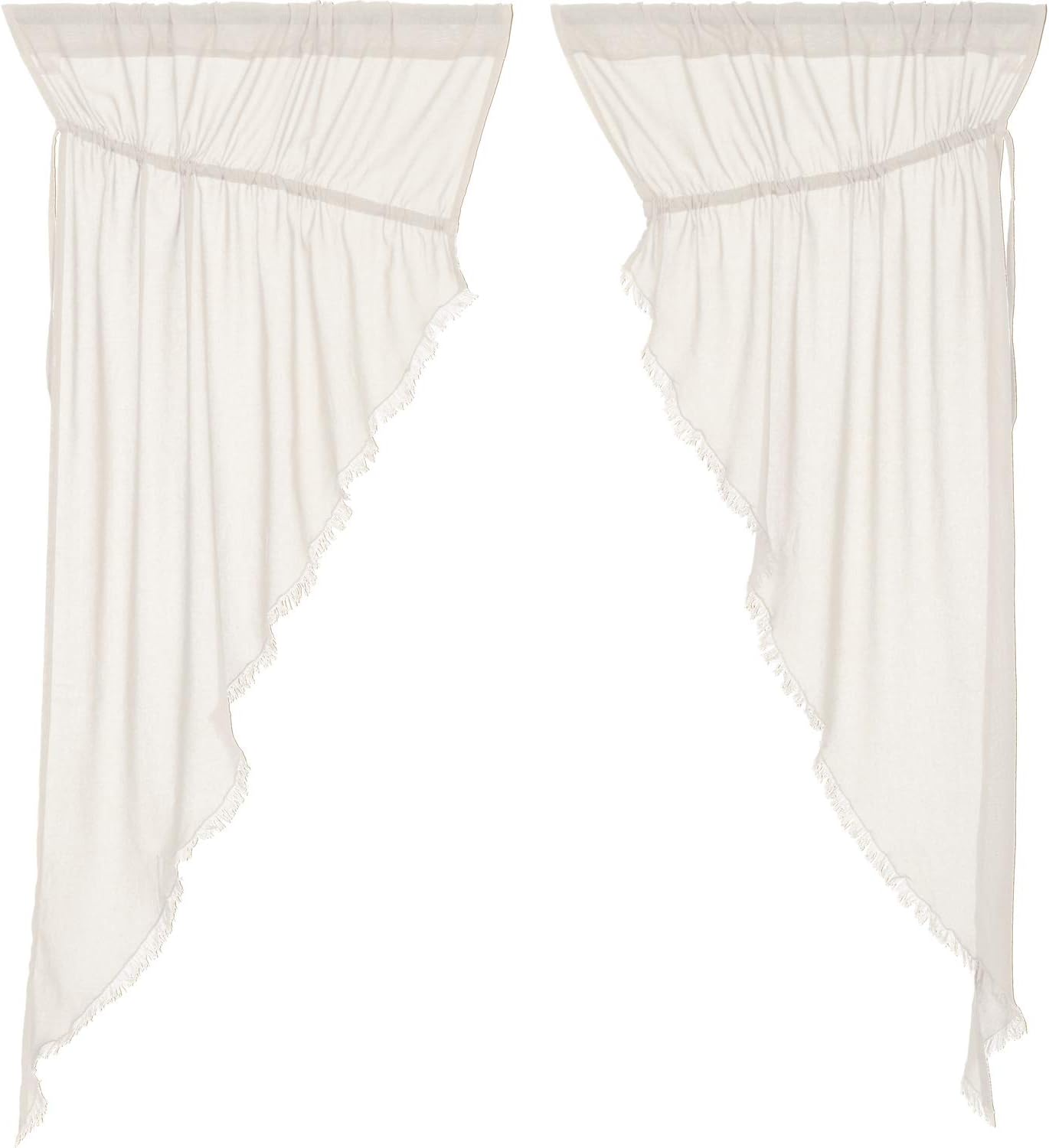 VHC Brands Antique White Tobacco Cloth Panels