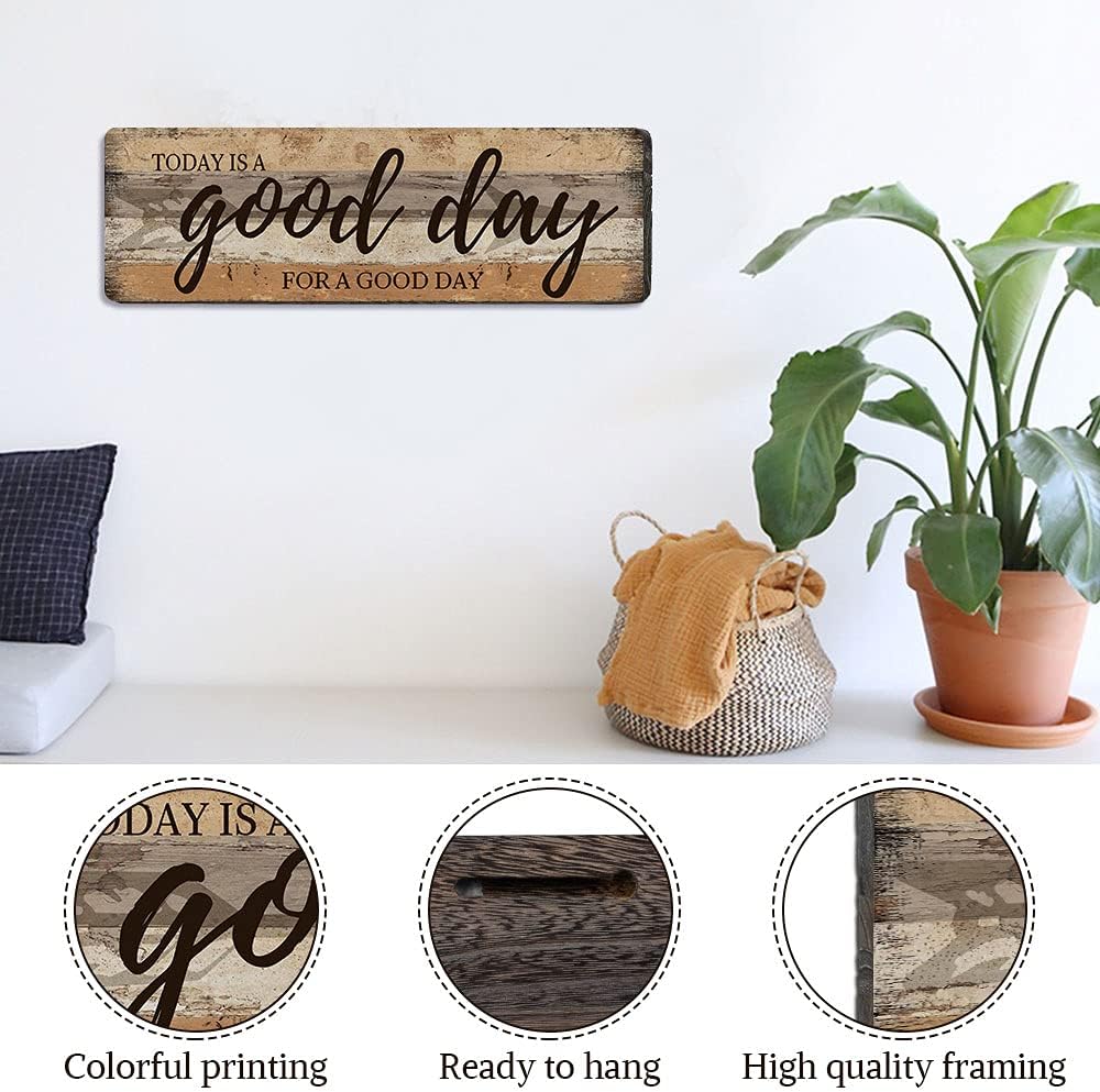 Today is A Good Day Wall Art Sign 16x5 Inches