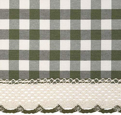Farmhouse Curtains Buffalo Plaid Swags Panel