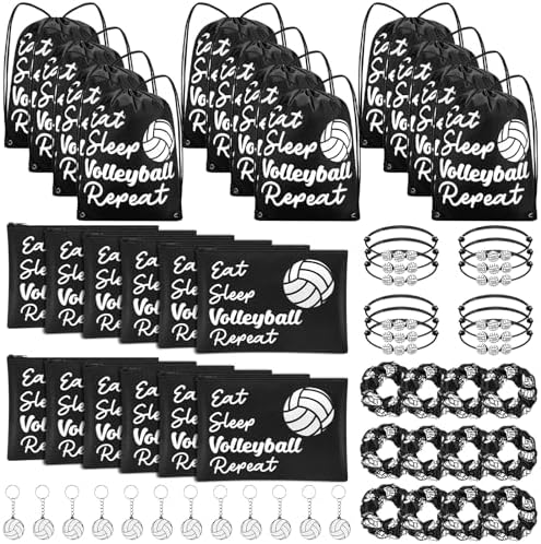 MiniInflat 60 Pcs Volleyball Party Favors Multi Item Pack