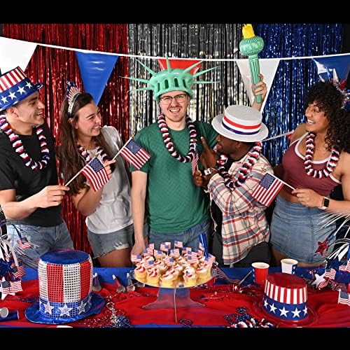 Beistle Patriotic Star Whirls Hanging Decorations