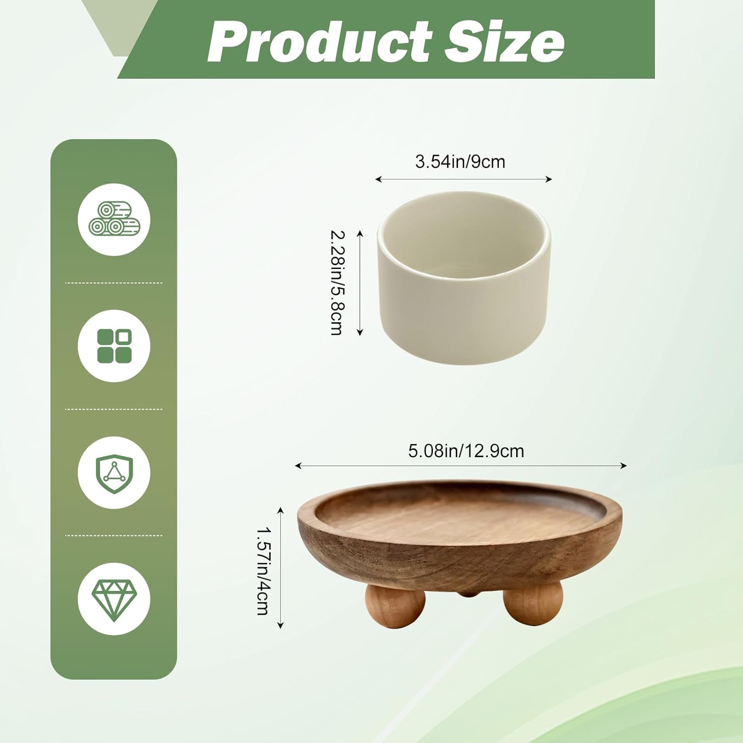 Small Wooden Riser for Display and Decor