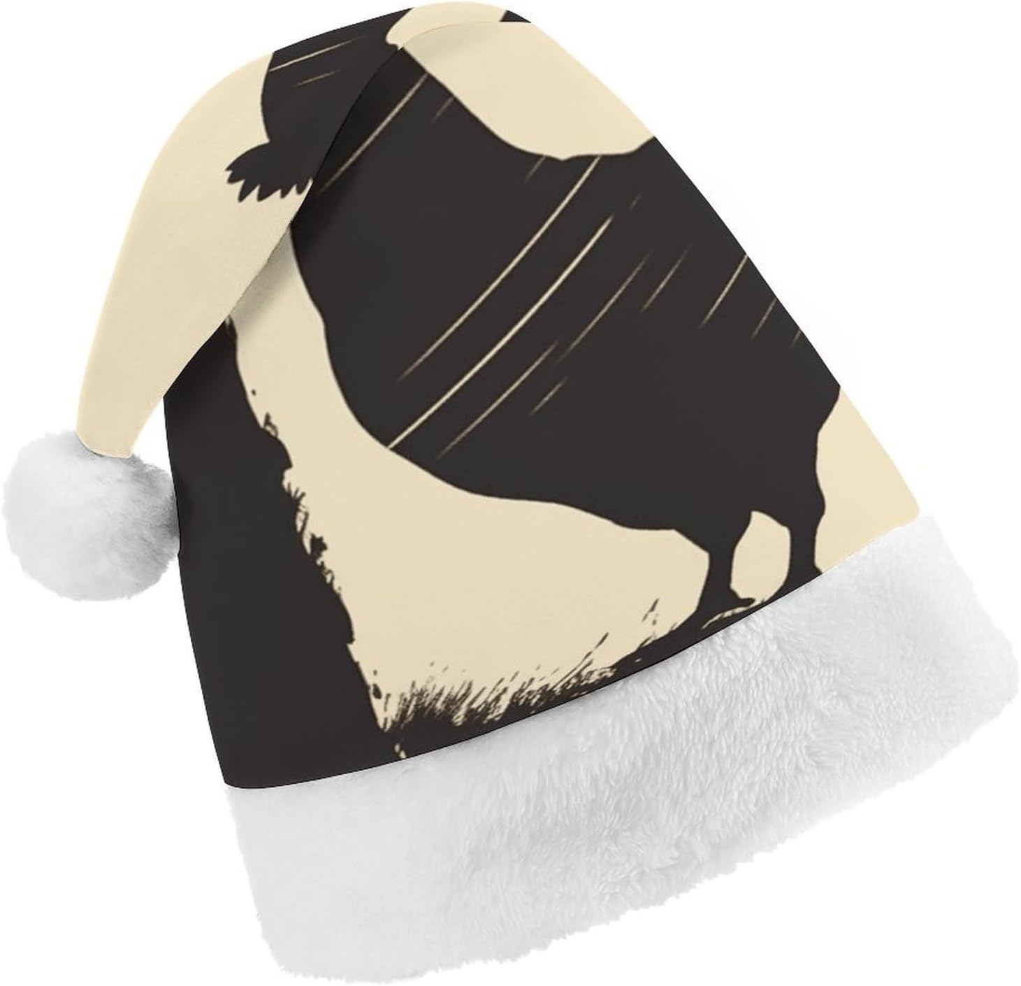 Santa Hat Farmhouse Christmas Headwear for Adults
