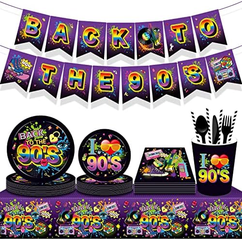 40PCS Hip Hop Paper Napkins Set for Parties