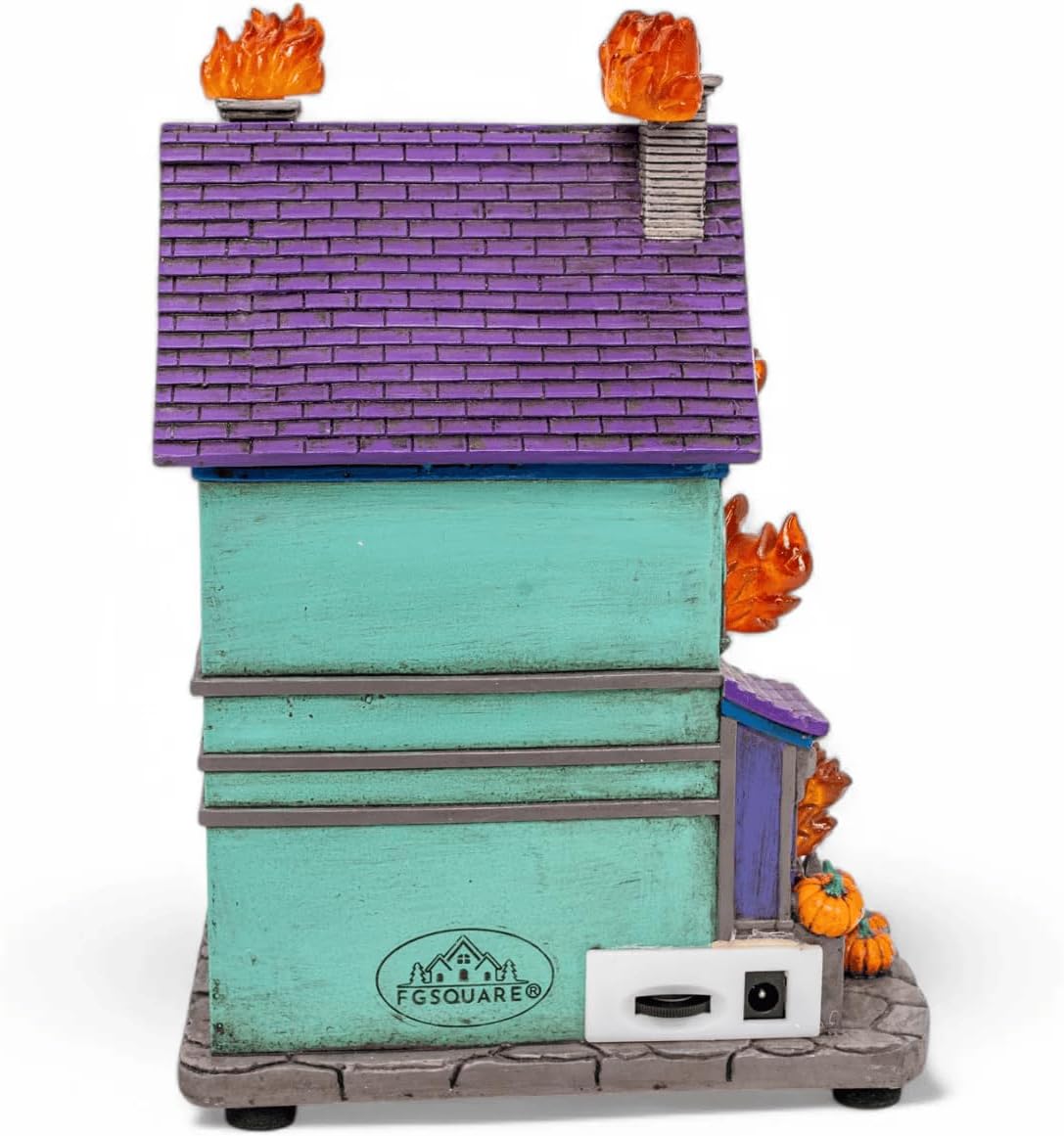 Fire Demon Frenzy Animated Halloween Village LED Lights