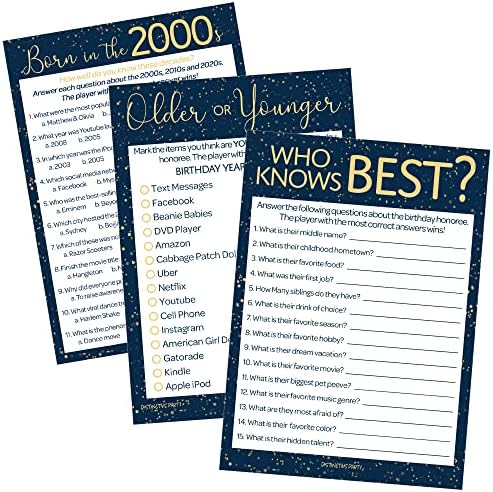 DISTINCTIVS 18th Birthday Party Games Bundle