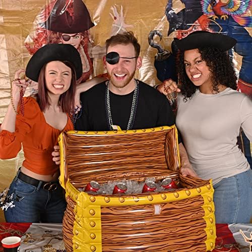 Beistle 3-Pack Inflatable Treasure Chest Coolers
