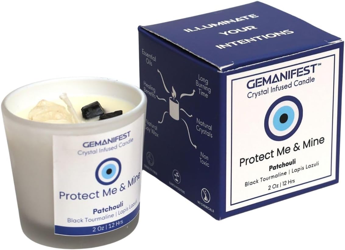 Protection Candle for Manifestation and Healing