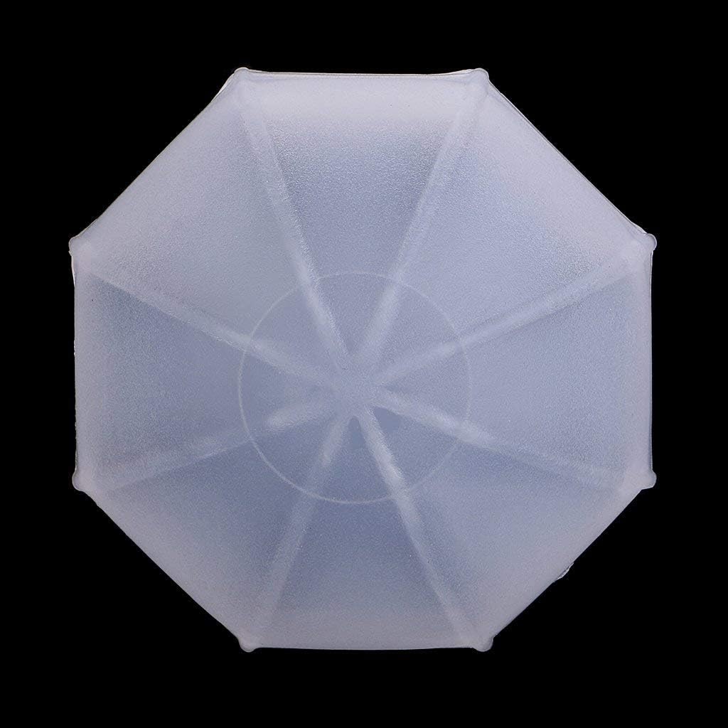 12PCS White Umbrella Shape Plastic Wedding Favor Boxes