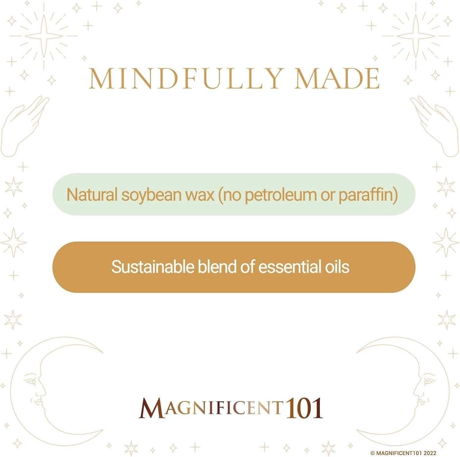 Magnificent 101 Healing Aromatherapy Candles 3-Pack