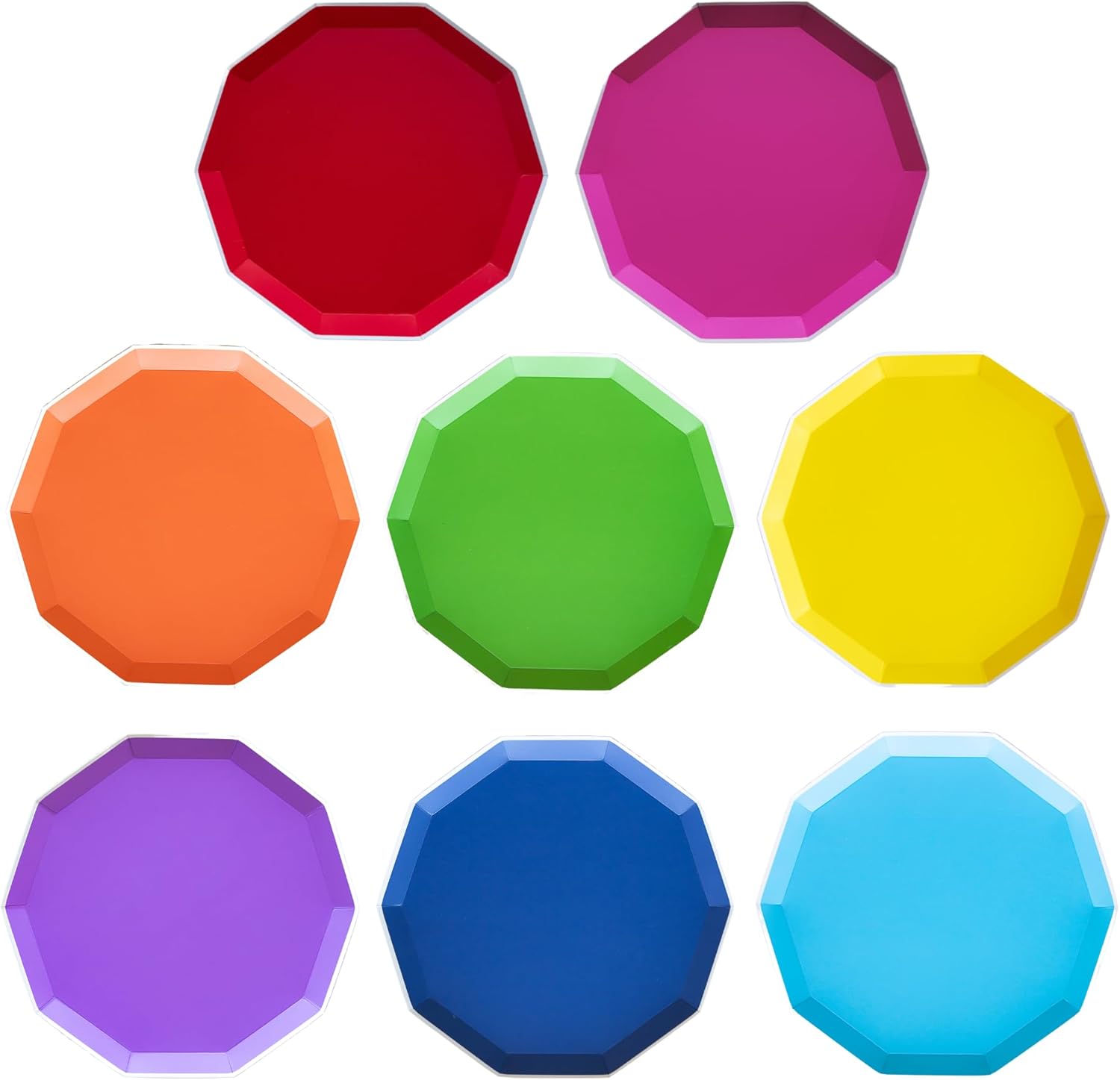 Sprinkles Smiles Rainbow Paper Plates 105 Pack of 8
