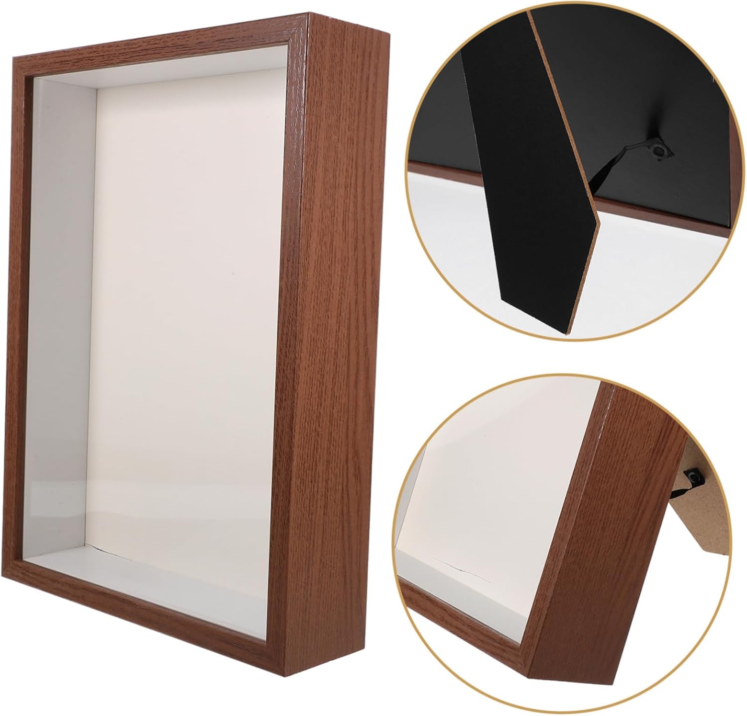 Wooden Dried Flower Display Frame with Transparent Window