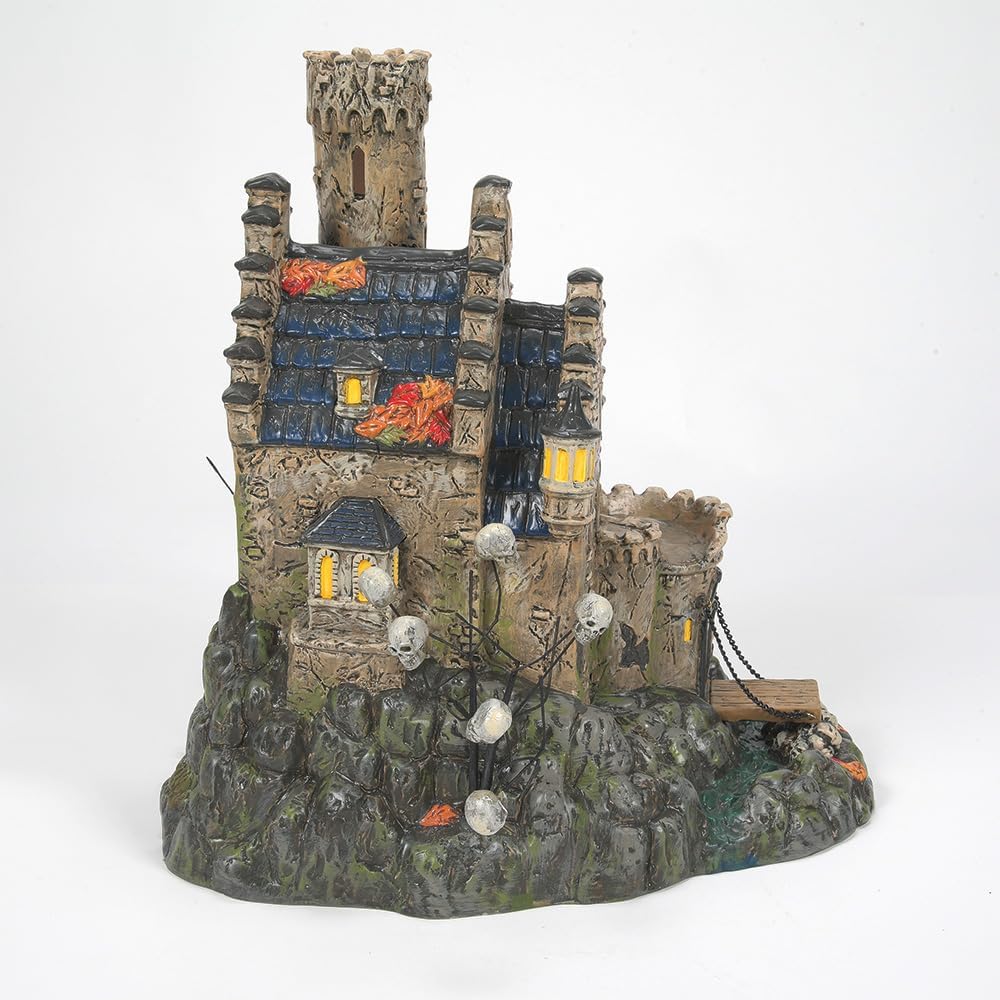 Department 56 Halloween Castle Calvaria Lit Building