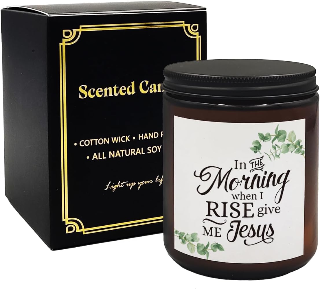 Mancheng ZI Christian Candle - Give Me Jesus Inspirational Gift for Women