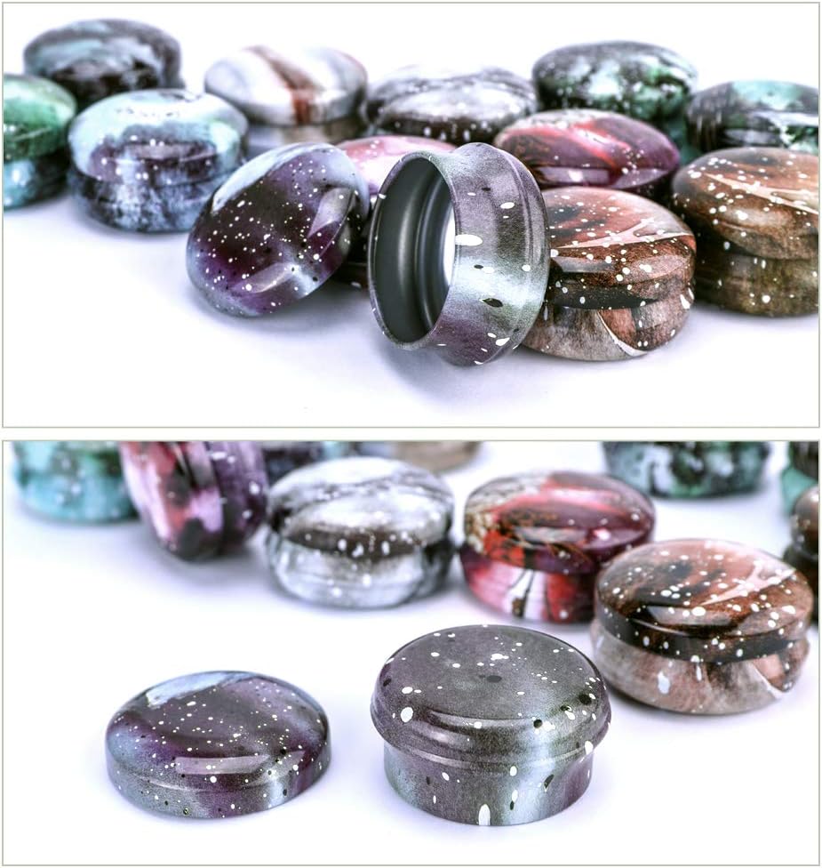 Rolin Roly 12Pcs Mini Travel Cans for Candles and Gifts