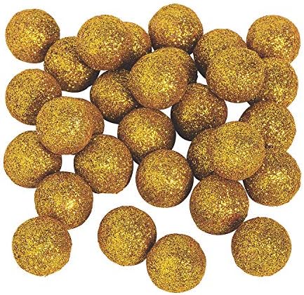 Fun Express Gold Glitter Vase Filler 40 Pieces